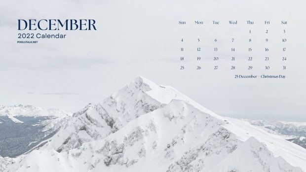 December 2022 Calendar Background HD.
