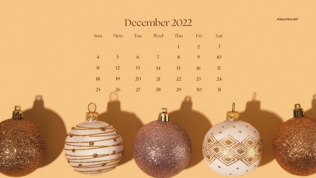December 2022 Calendar HD Wallpaper.