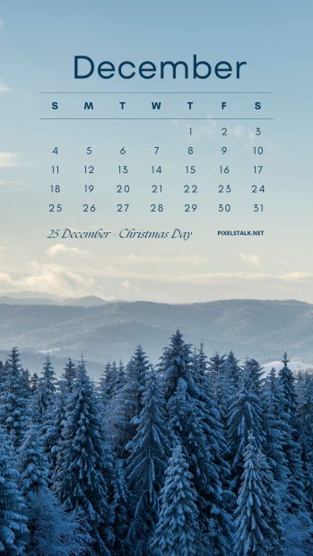 December 2022 Calendar Phone HD Wallpaper.