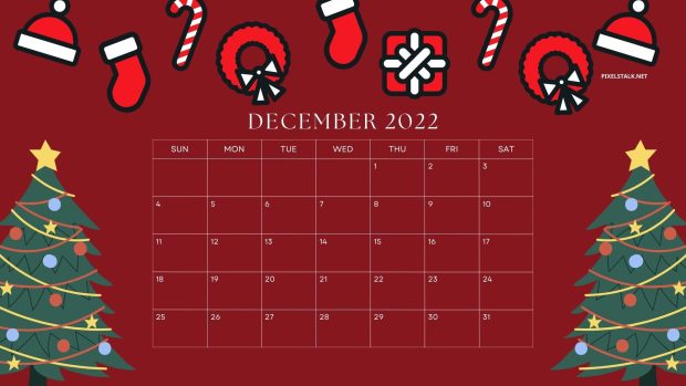 December 2022 Calendar Wallpaper Computer.