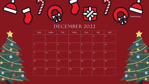 December 2022 Calendar Wallpaper Computer.