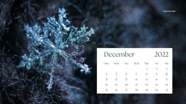 December 2022 Calendar Wide Screen Background HD.