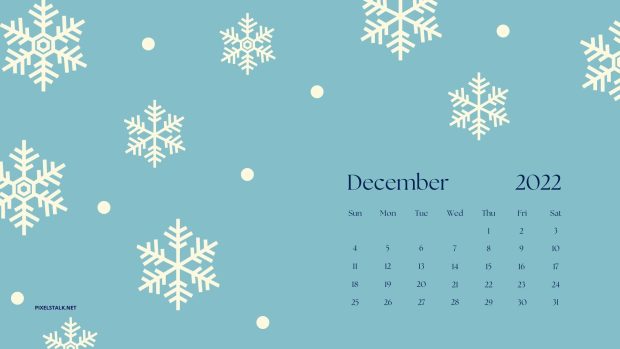 December 2022 Calendar Wide Screen Wallpaper HD.