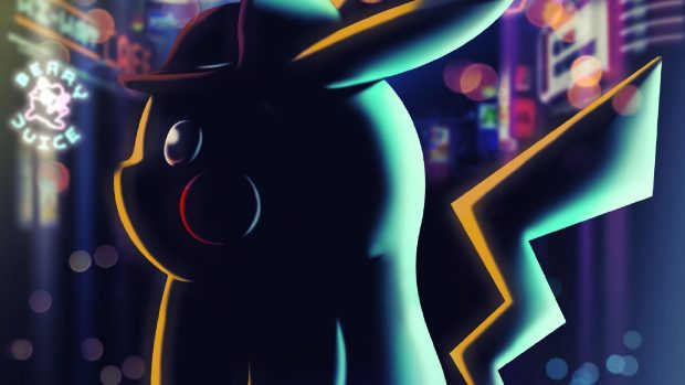 Download Free Detective Pikachu Wallpaper HD.