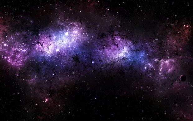 Download Free Purple Galaxy Wallpaper HD.