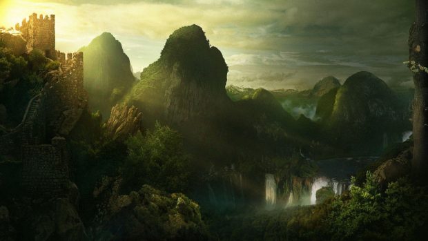Fantasy Landscape HD Wallpaper.