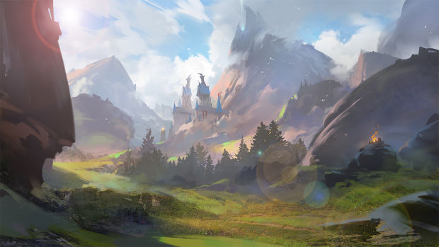 Fantasy Landscape HD Wallpaper Free download.
