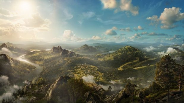 Fantasy Landscape Wallpaper HD 1080p.