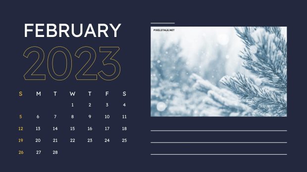 February 2023 Background HD 1080p.