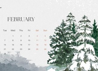 February 2023 Background HD Free download.