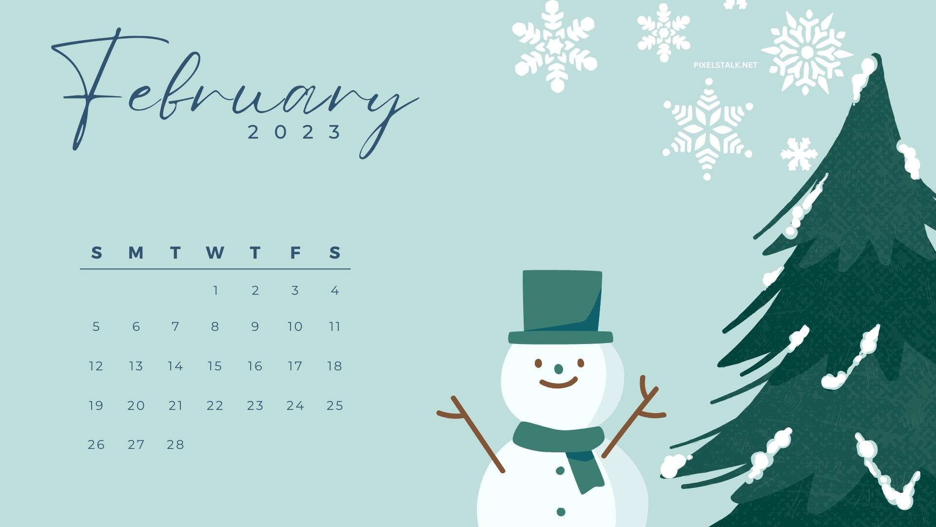 February 2023 Desktop Wallpaper Calendar  CalendarLabs