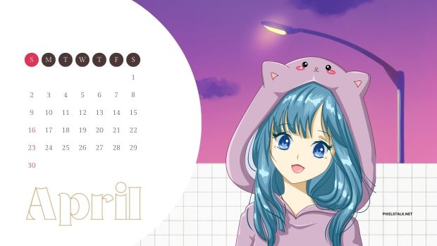 Free download April 2023 Calendar Backgrounds HD.