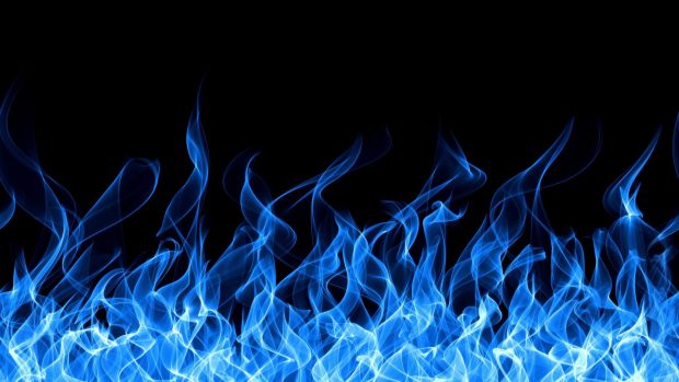 Free download Blue Fire Background.