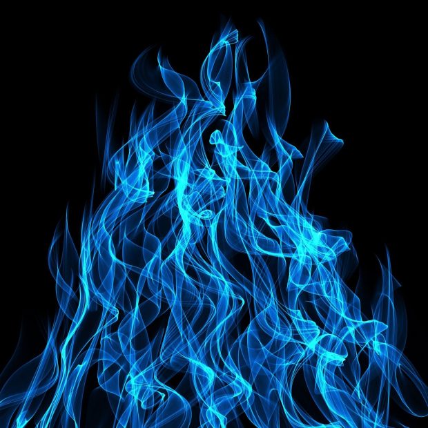 Free download Blue Fire Image.