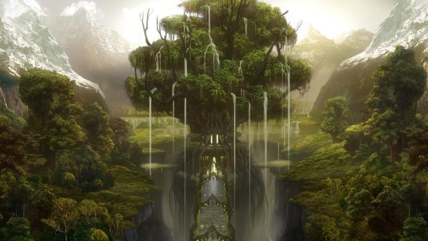 Free download Fantasy Landscape Wallpaper HD.