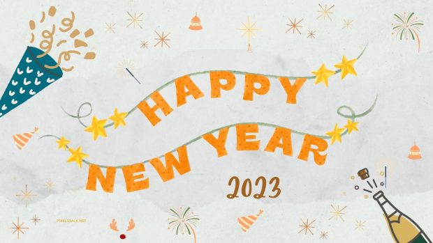 Free download Happy New Year 2023 Wallpaper.