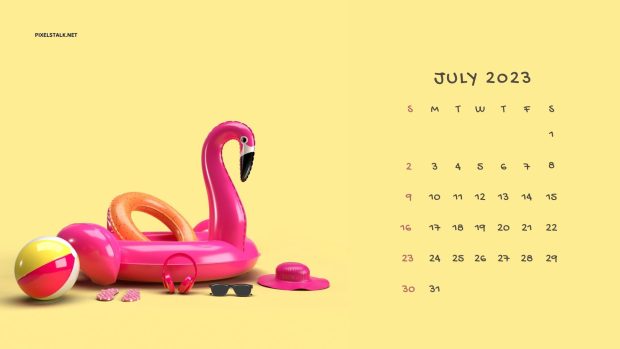 Free download July 2023 Calendar Image.