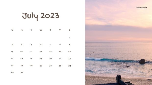 Free download July 2023 Calendar Image.