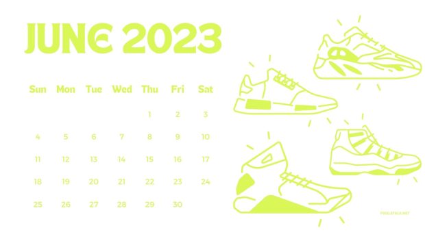 Free download June 2023 Calendar Image.