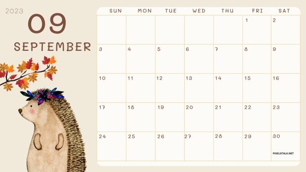 Free download September 2023 Calendar Backgrounds HD.