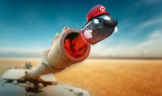 Funny Mario Odyssey Wallpaper HD.