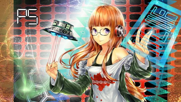 Futaba Sakura Wide Screen Wallpaper.