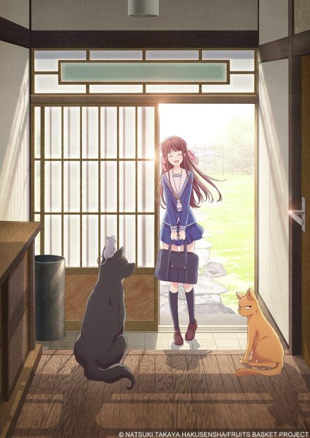 Girl Fruits Basket Wallpaper HD.