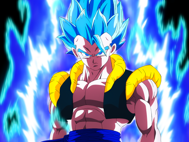 Gogeta Blue HD Wallpaper Free download.