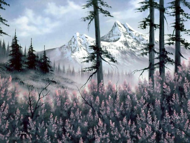 HD Wallpaper Bob Ross.