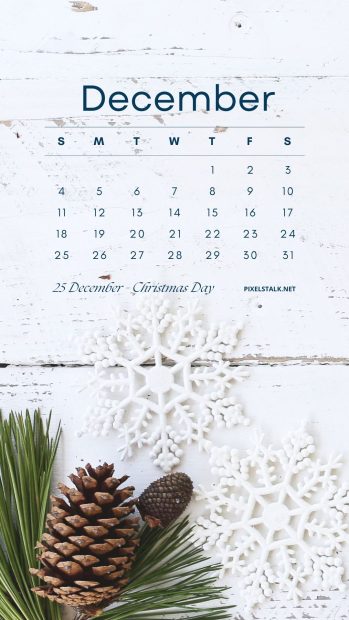 HD Wallpaper December 2022 Calendar Phone.
