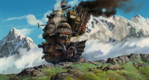 HD Wallpaper Howl s Moving Castle Desktop.