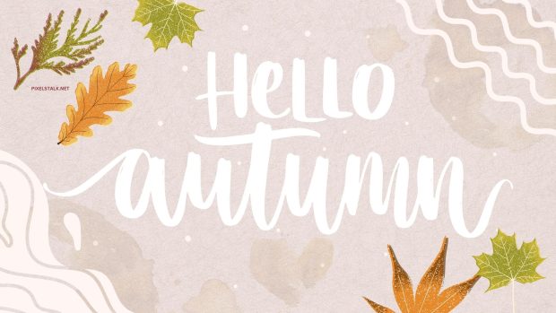 Hello Autumn 2023 Wallpaper HD.