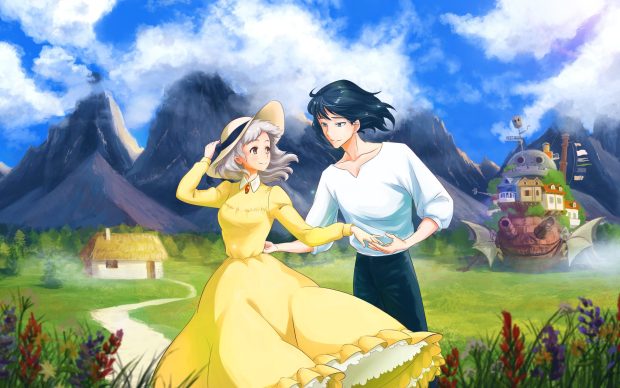 Howl s Moving Castle Desktop Wallpaper Free Download.