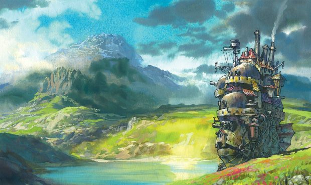 Howl s Moving Castle Desktop Wide Screen Wallpaper HD.