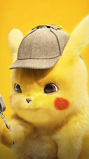Iphone Detective Pikachu Wallpaper HD.