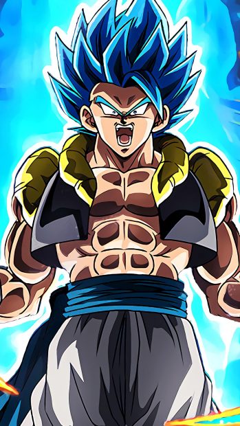 Iphone Gogeta Blue Wallpaper HD.