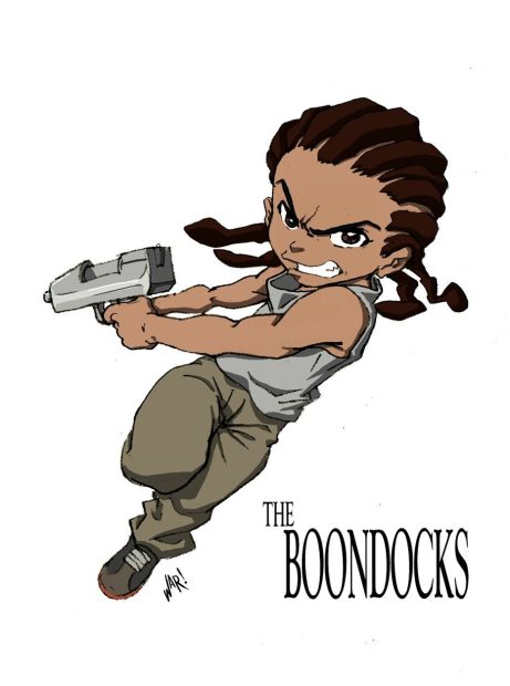 Iphone HD Wallpaper Boondocks.