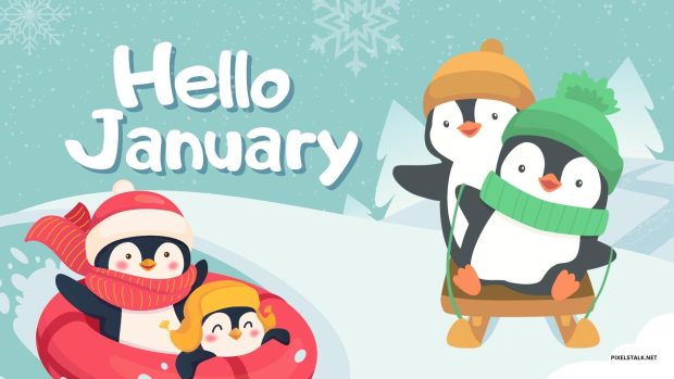 January Desktop Wallpaper Free Download.