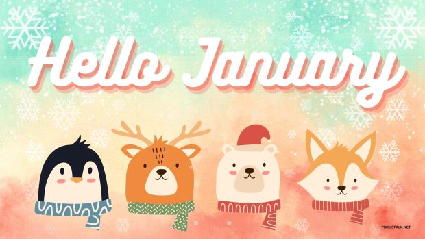 January Desktop Wallpaper HD 1080p.