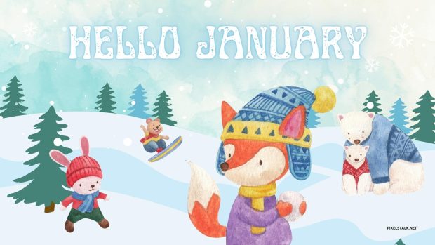 January Desktop Wallpaper HD.