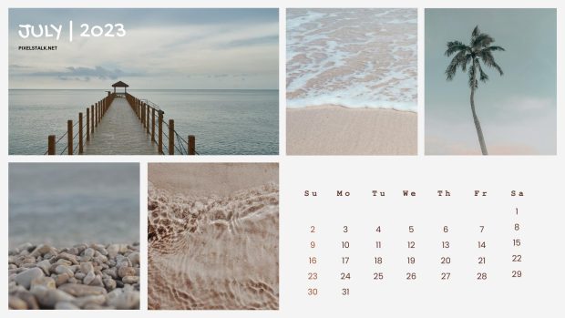 July 2023 Calendar Backgrounds HD Free download.