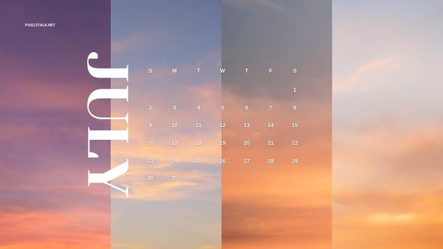 July 2023 Calendar Wide Screen Backgrounds.