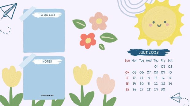 June 2023 Calendar Backgrounds HD.