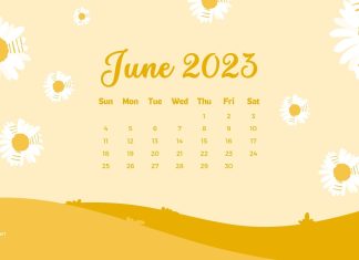 June 2023 Calendar HD Wallpaper Free download.