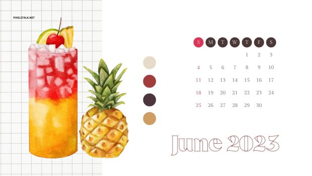 June 2023 Calendar Wallpaper Desktop.