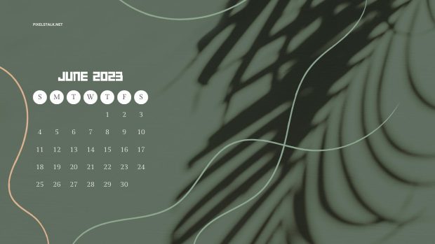 June 2023 Calendar Wallpaper HD Free download.