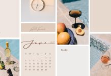 June 2023 Calendar Wallpaper HD Free download.