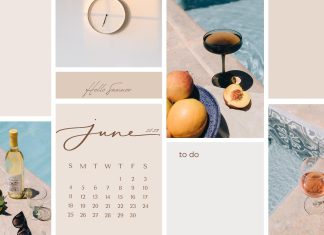 June 2023 Calendar Wallpaper HD Free download.