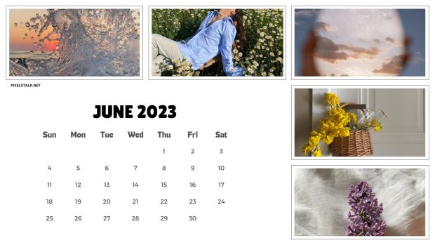 June 2023 Calendar Wide Screen Backgrounds.