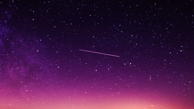 Laptop Purple Galaxy Wallpaper HD.